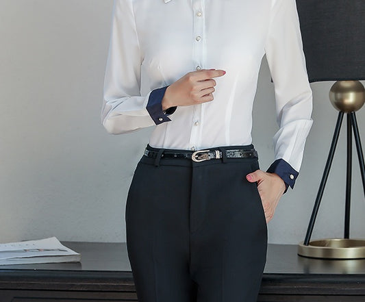 Formal Suit Commuter Drape Business Work Shirt