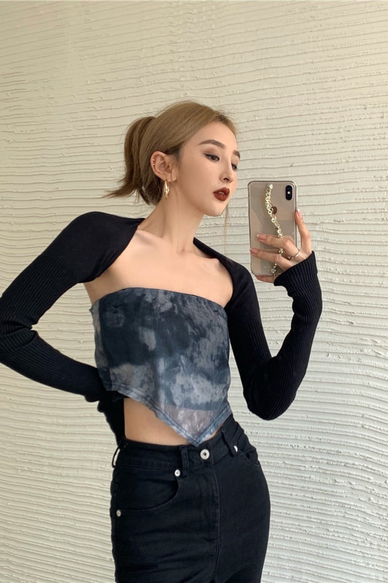 Knitted Small Cardigan Jacket Women Summer