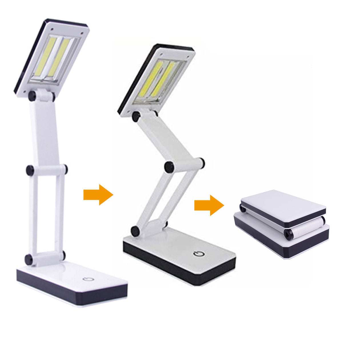 COB Mobile Phone Folding Desk Lamp - 3-Speed Touch Dimming