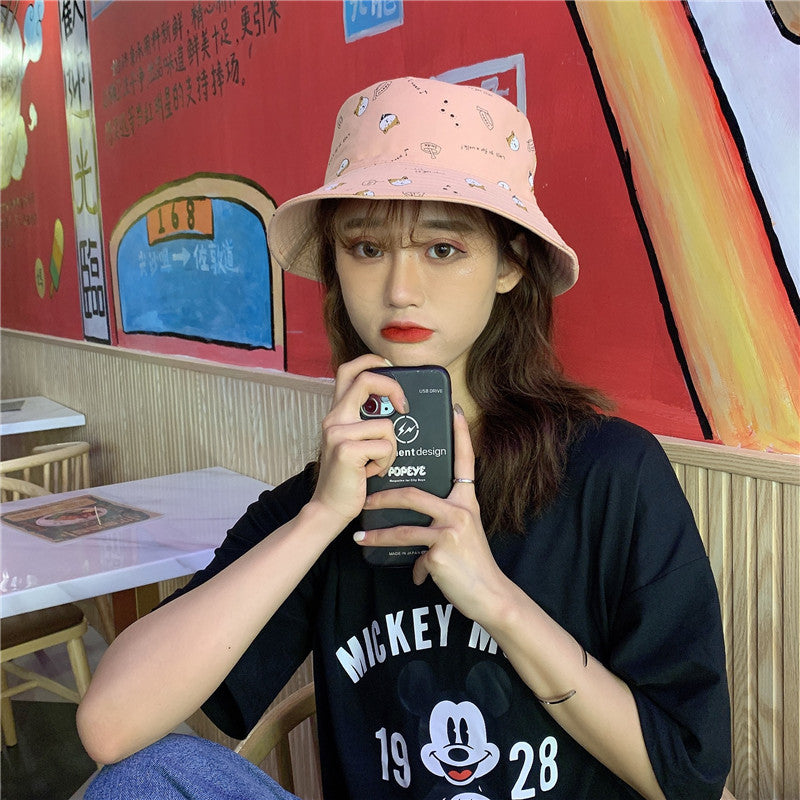 Women's Versatile Double-sided Fisherman Hat
