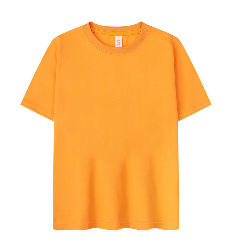 Children's Solid Color Round Neck Short Sleeves T-shirt
