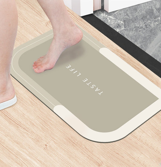 Non-slip Absorbent Quick-drying Soft Diatom Mud Mat