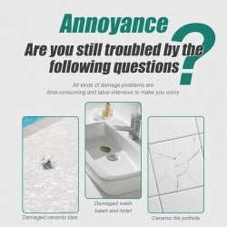 Jue-Fish Tile Repair Paste Crack Repair Tile Quick Drying Adhesive Marble Bathtub Furniture Toilet
