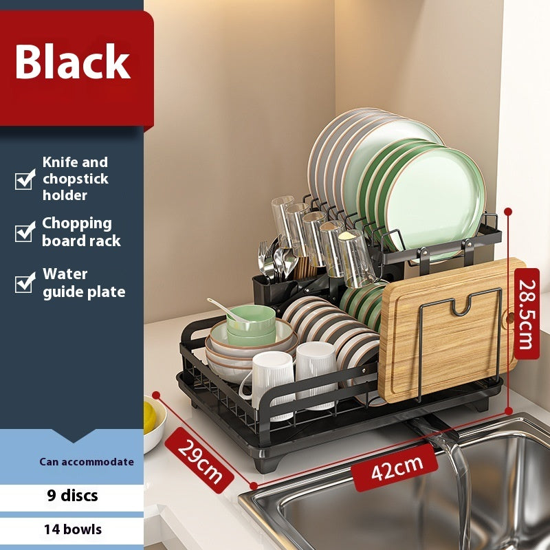 Kitchen Draining Countertop Foldable Dish Draining Rack