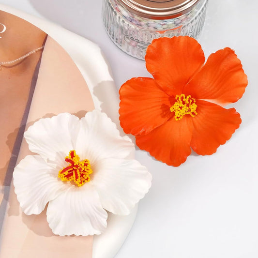 Bohemian Beach Vacation Flower Hair Clip for Women