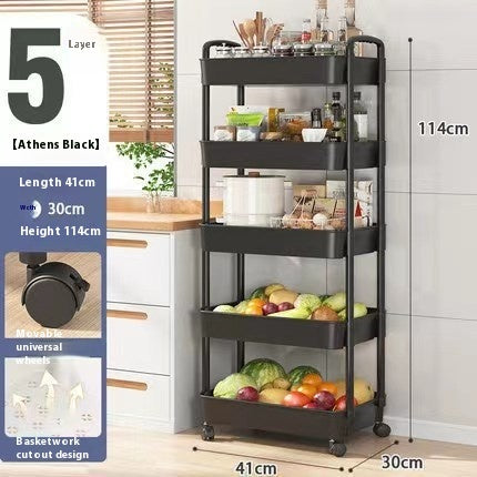 Trolley Rack Kitchen And Bedroom Snack Bathroom Bathroom Storage Rack