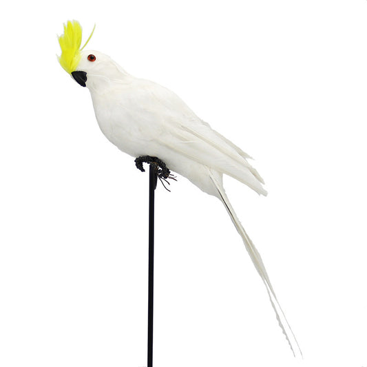Artificial Foam Feather Parrot Decoration