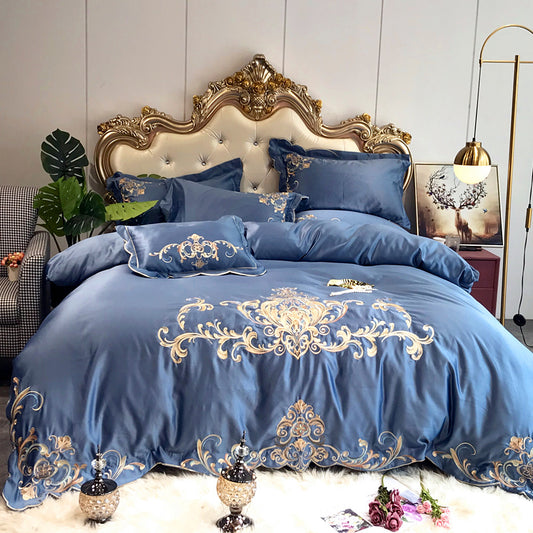 Four-piece Bed Full Cotton Pure Sheet Style Luxury