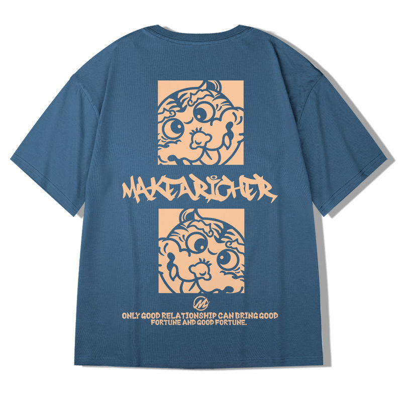 Men's European & American Street Style Short Sleeve T-Shirt