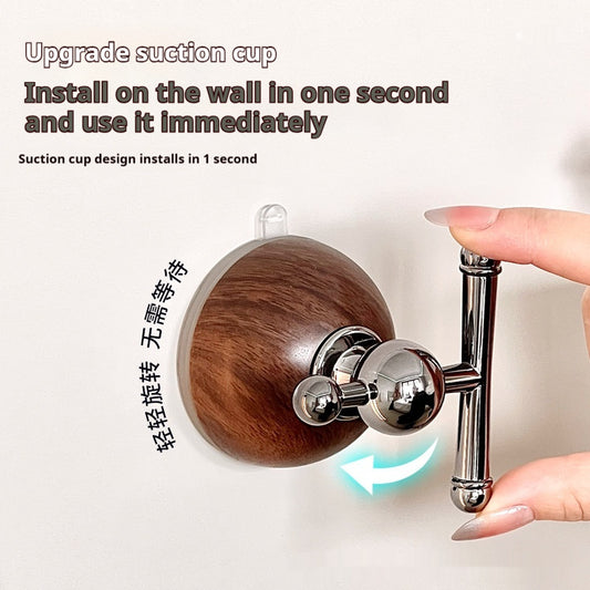 Wood Grain Sucker Hook - Strong No Punch