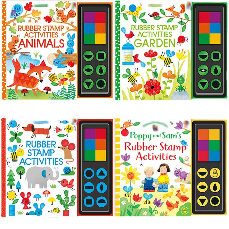 Kids Stamp Game Finger Coloring Book