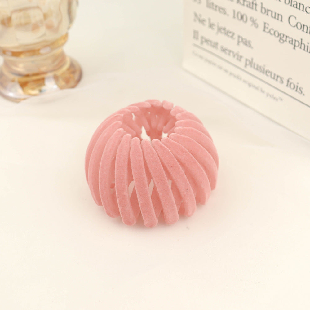 Women Hollow Hair Circle - High Horsetail Artifact Fixed Coiler Hairpin