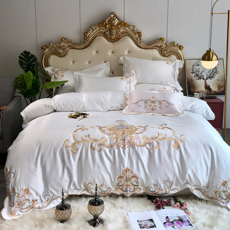 Four-piece Bed Full Cotton Pure Sheet Style Luxury
