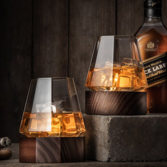 Handmade Crystal Tumbler Wine Glass - Elegant and Unique