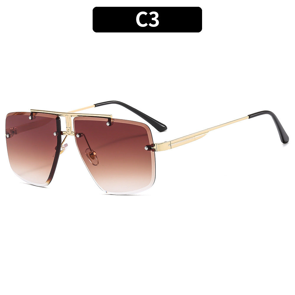 Square Frame Retro Sunglasses for Men