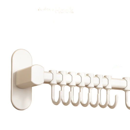 White curtain rod bracket on a white background