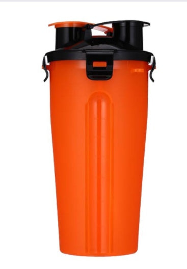 2-in-1 Pet Water Bottle Dispenser - Travel Portable Dog Cat Drinking Silicone Bowl