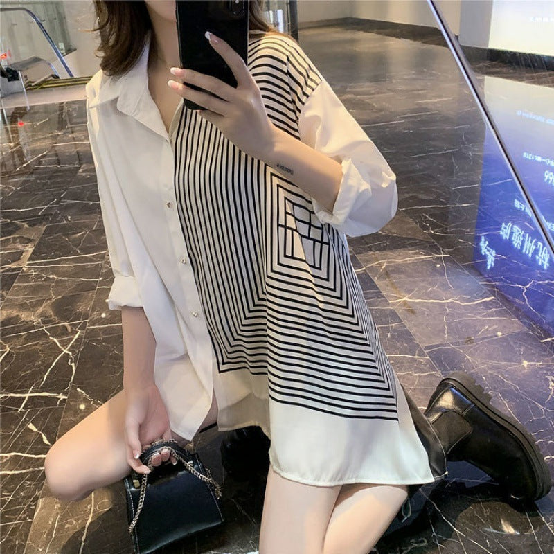Irregular Design Sense Niche Girls Wear Shirts