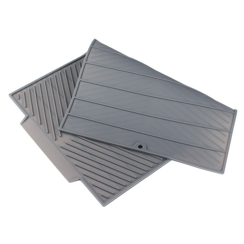 Silicone Draining Pad Household Tableware Heat Proof Mat Dining Table