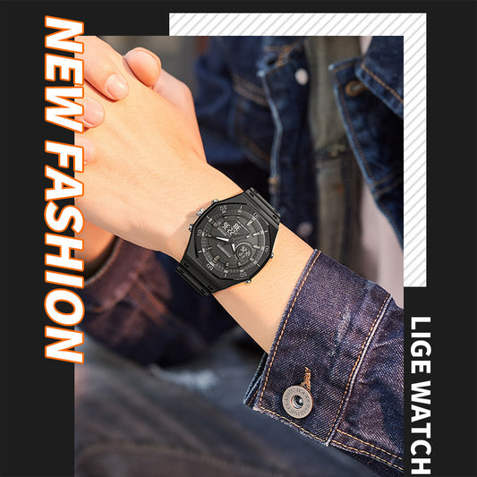 Men’s Fashion Sports Watch with Large Dial
