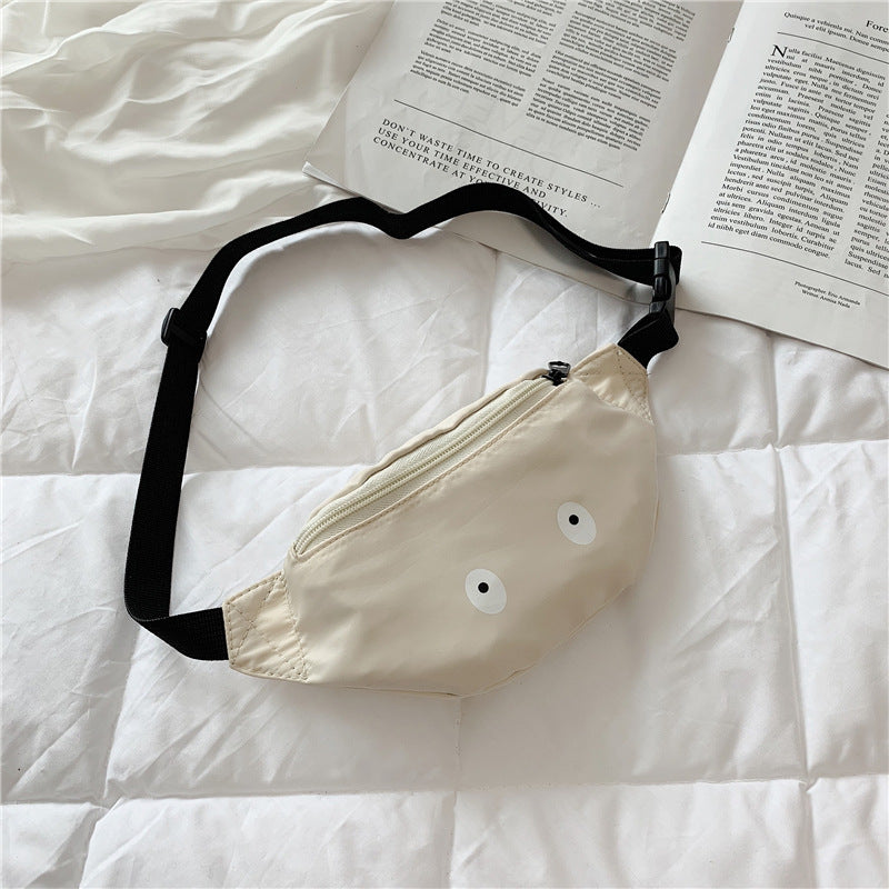 Children's Single-Shoulder Waist Bag - Funny Pattern Casual Backpack