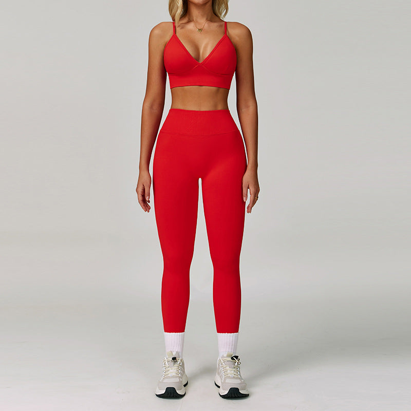 Women's Casual Seamless Tight Yoga Suit