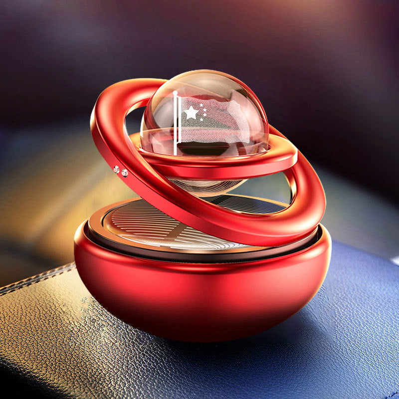 Solar Rotating Car Aroma Decoration