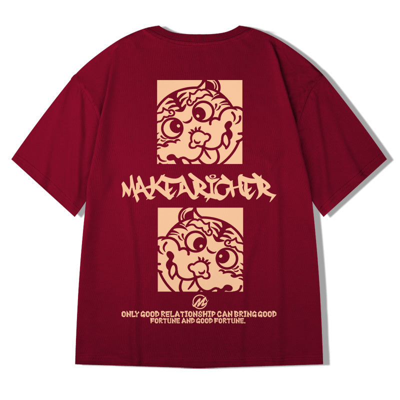 Men's European & American Street Style Short Sleeve T-Shirt