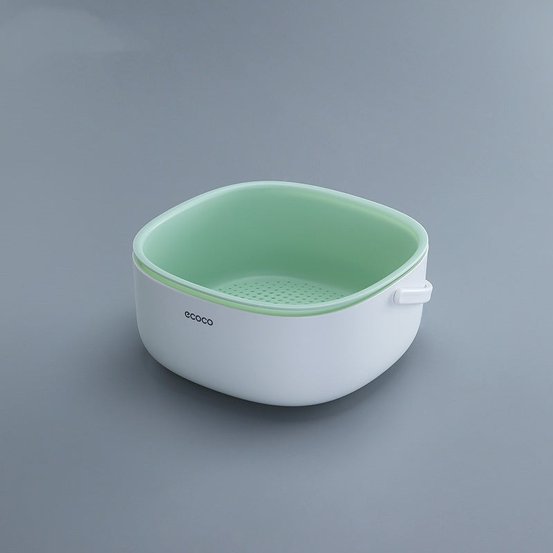 Washbasin Multi-functional Kitchen Double Layer Drain Basket