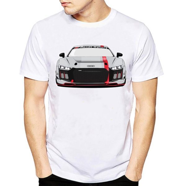 T-shirt Men And Women Couple Solid Color White Printing
