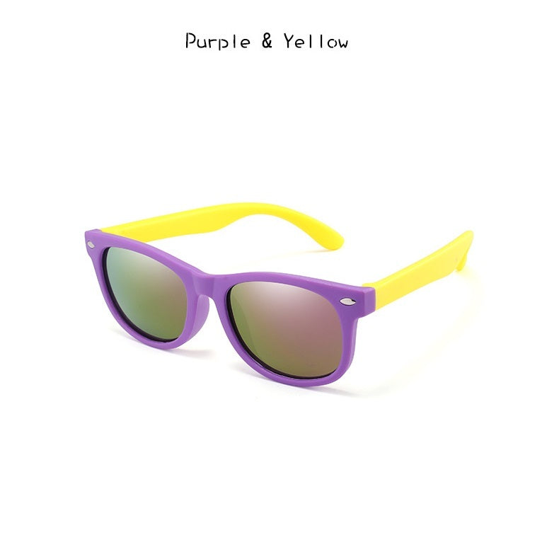 New Fashion PC Material Polarized Kids Sunglasses