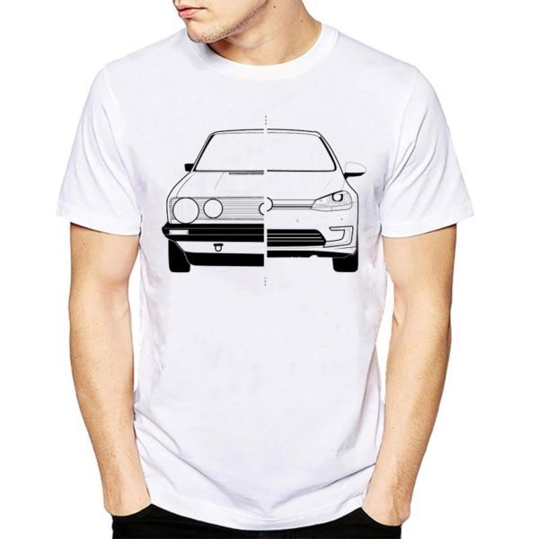 T-shirt Men And Women Couple Solid Color White Printing