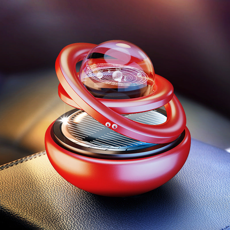 Solar Rotating Car Aroma Decoration