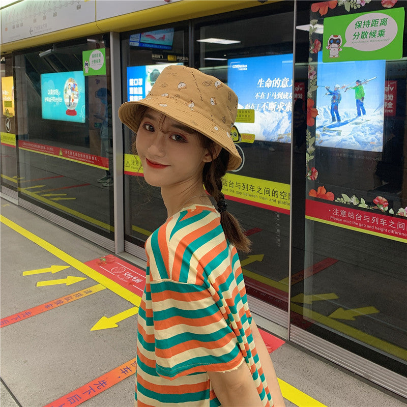 Women's Versatile Double-sided Fisherman Hat