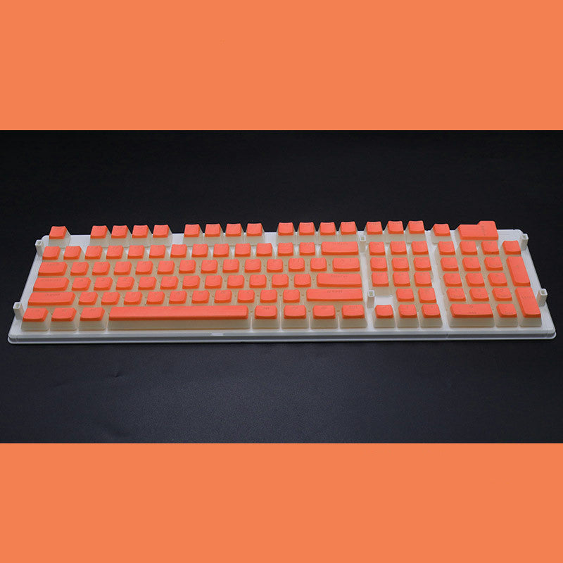 Pudding 108 Key Double Skin Pudding Cream PBT104 Two-color Milk Skin Mechanical Keyboard Translucent Keycap