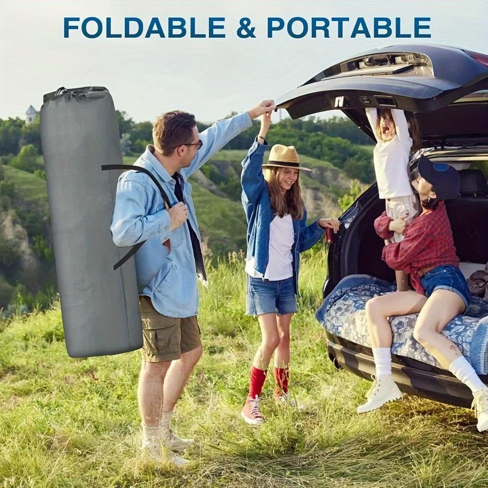 Grey Heavy-duty Folding Camping Bed With Storage Bag Suitable For Travel, Office And RV Travel