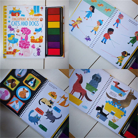 Kids Stamp Game Finger Coloring Book