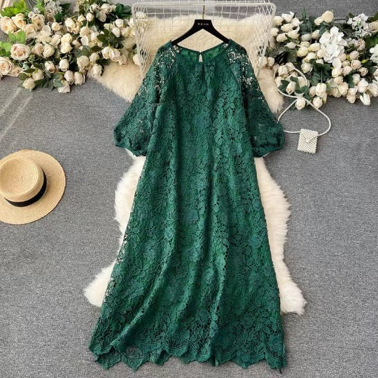 French Retro Heavy Industry Formal Dress