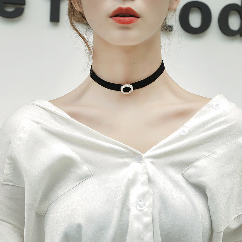 Women's Korean Style Short Neckband Necklace