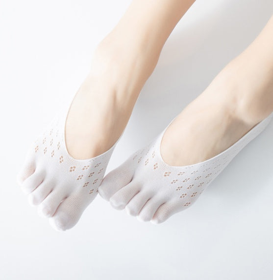 Women's Velvet Five Toe Socks - Breathable & Sweat-Absorbing