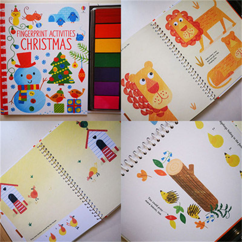 Kids Stamp Game Finger Coloring Book