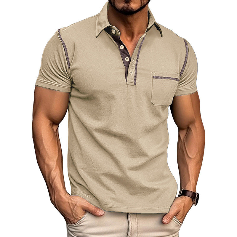 Short-Sleeved Polo Shirt - Summer Casual Quick-Dry Tops for Men