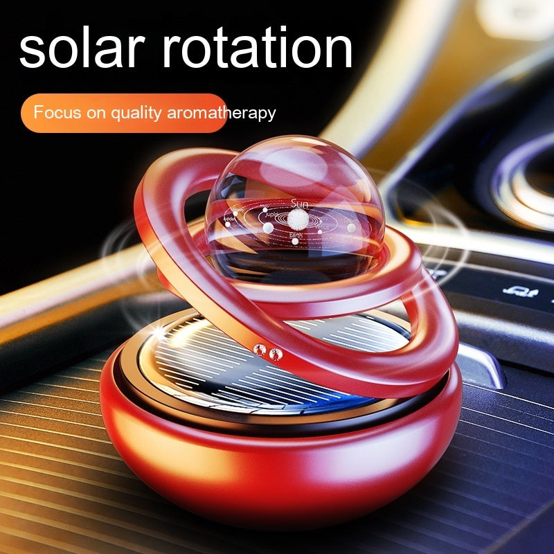 Solar Rotating Car Aroma Decoration