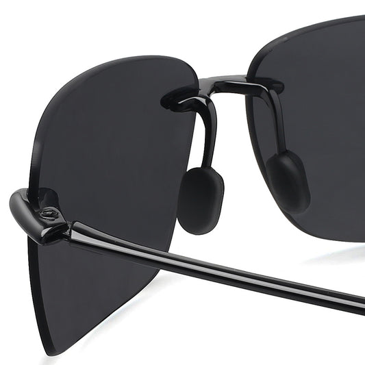 Light Rimless TR90 Sunglasses for Men
