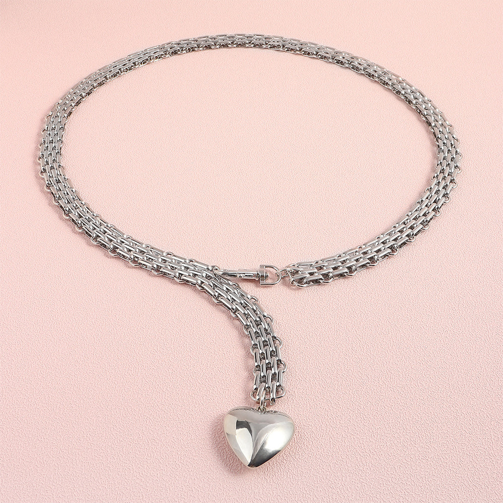 Men and Women Design Fashion Love Chain Pendant Waist Chain