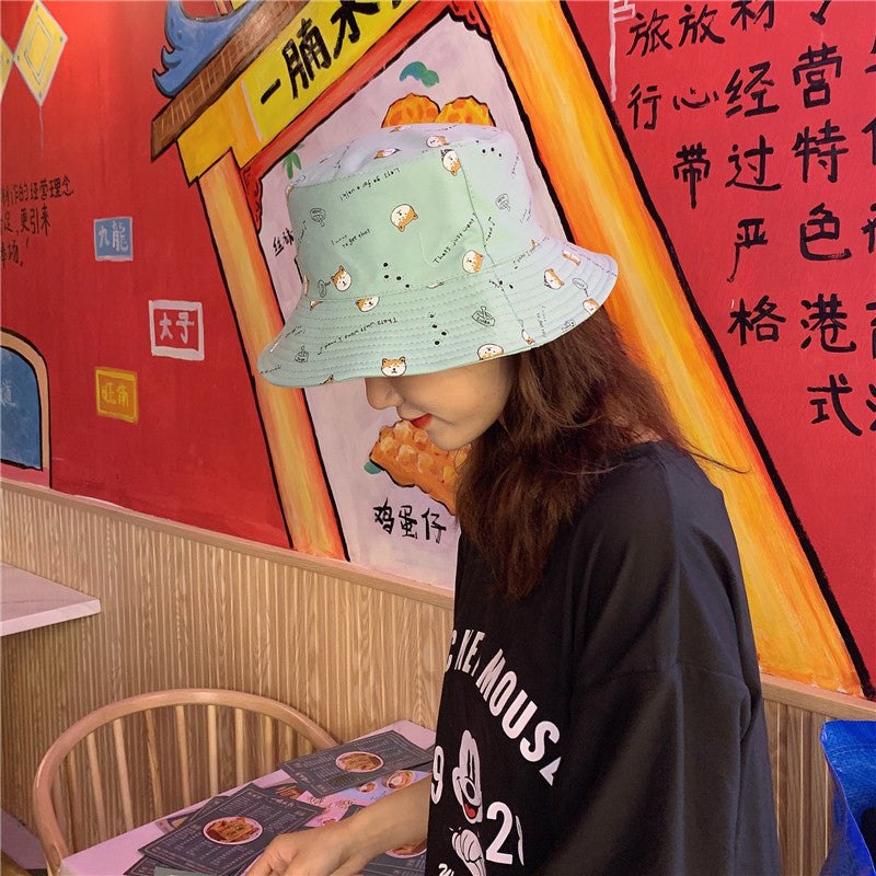 Women's Versatile Double-sided Fisherman Hat