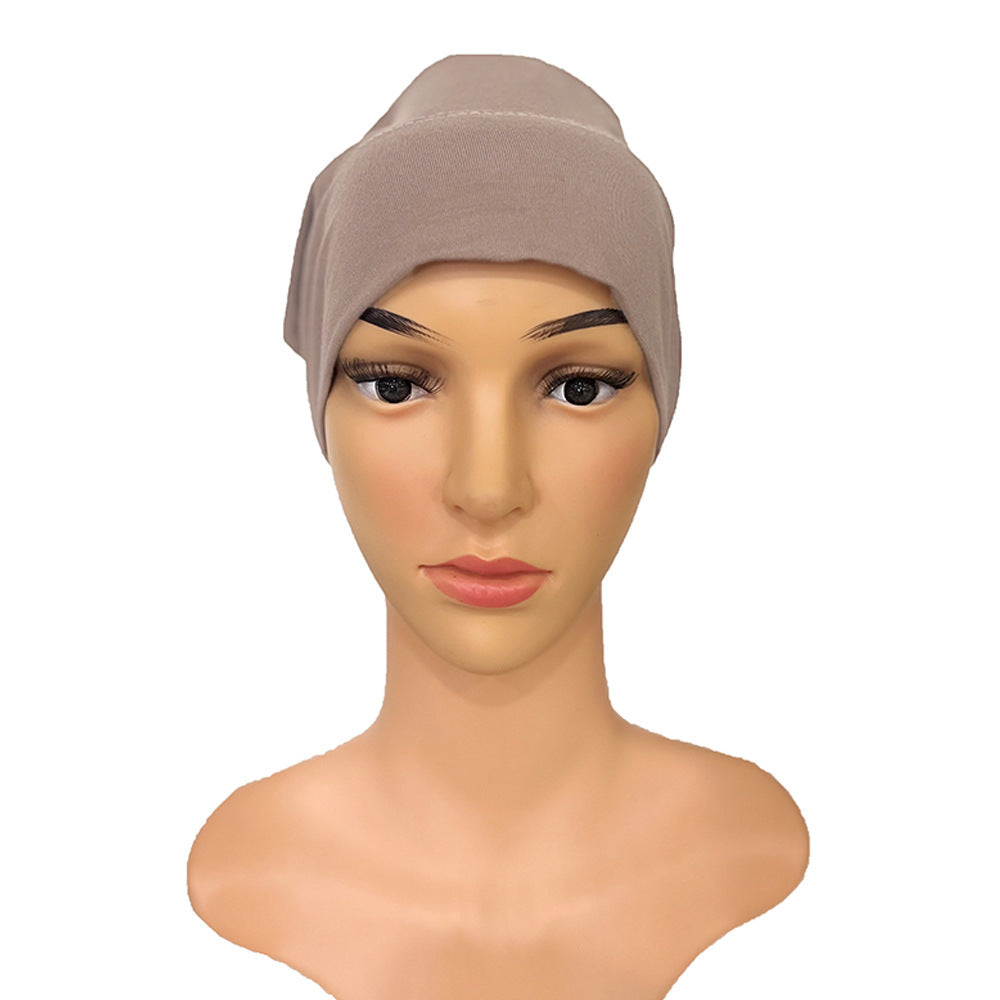 Adjustable Satin Modal Cotton Headscarf