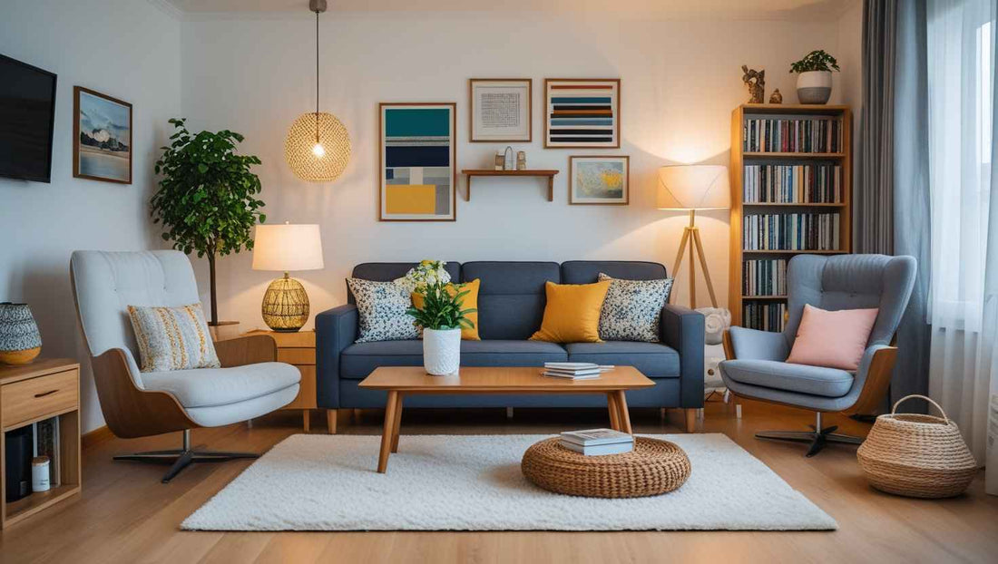 Cozy Living Room Setup with Modern Sofa and Coffee Table – Home Essentials 2025
