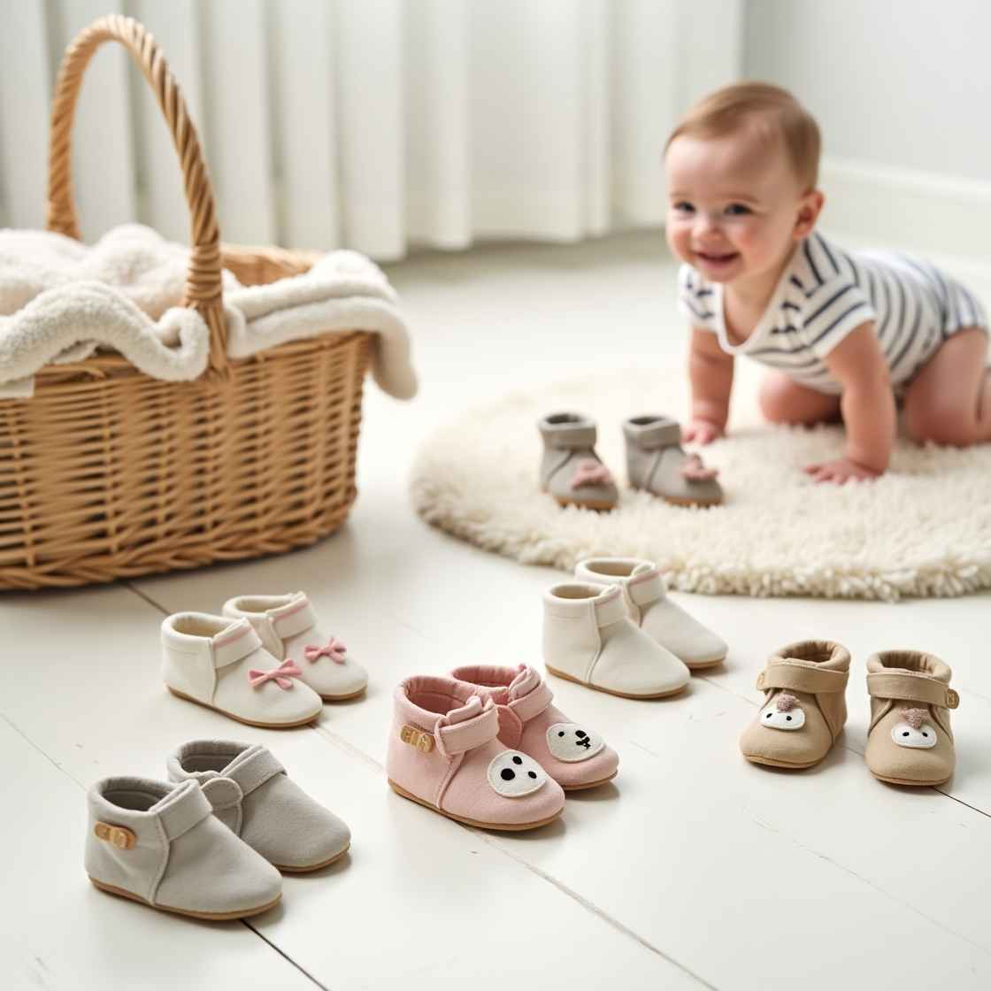 Baby Footwear – Cozy Soft Shoes and Booties for Tiny Steps