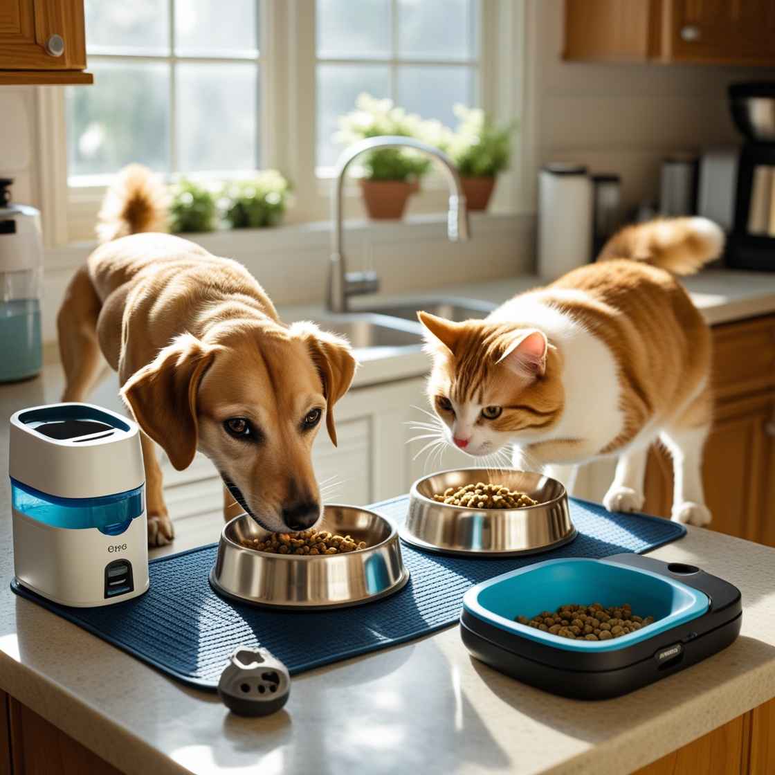 Stylish and Practical Pet Feeding Essentials – Bowls, Dispensers, and Mats for Happy Pets